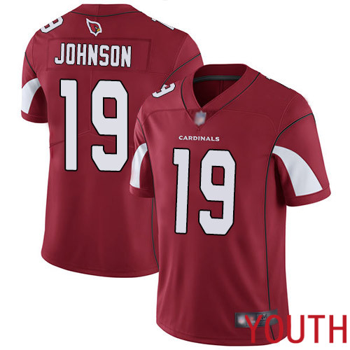 Arizona Cardinals Limited Red Youth KeeSean Johnson Home Jersey NFL Football #19 Vapor Untouchable->youth nfl jersey->Youth Jersey